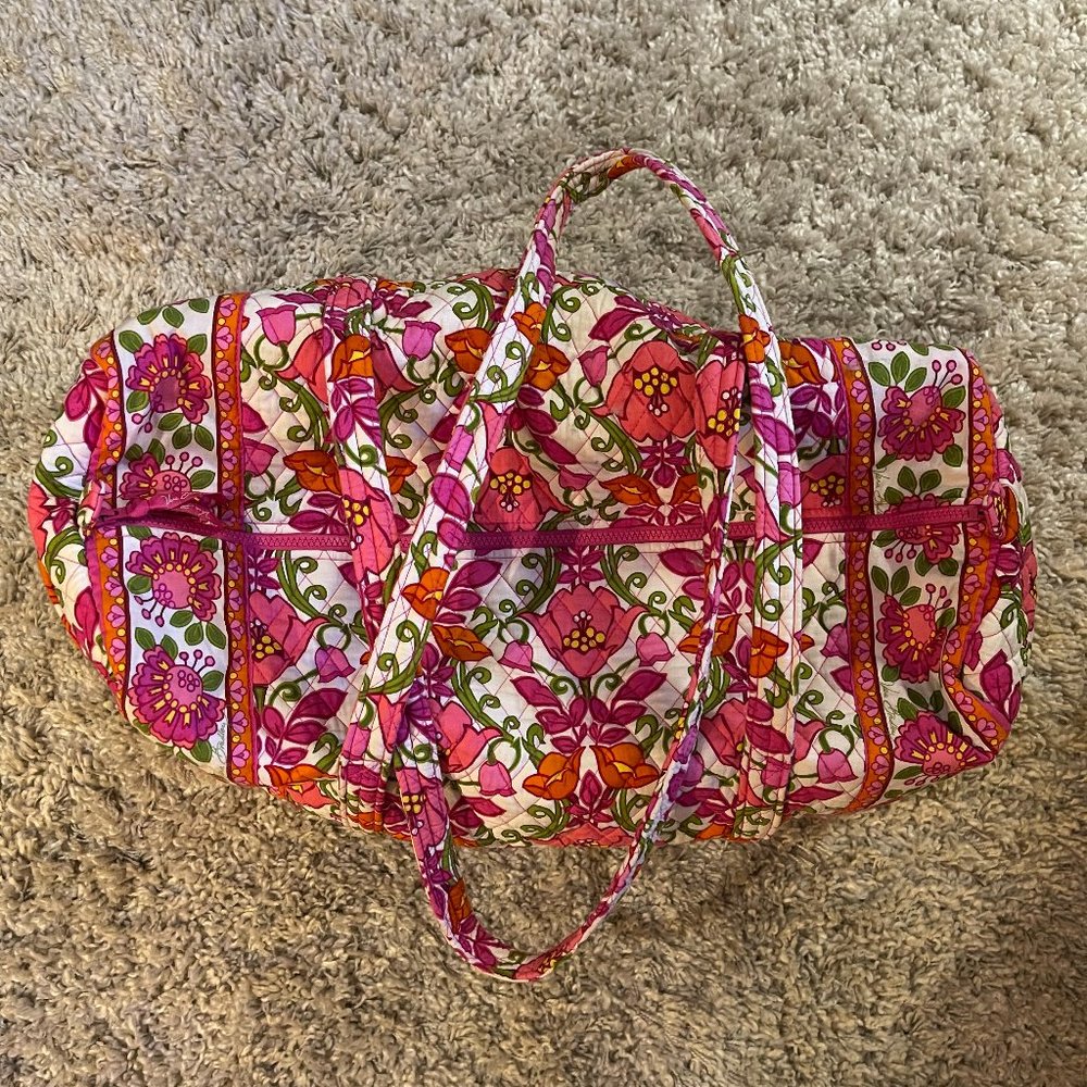 Vera Bradley Lilli Bell Large Travel Duffel Bag